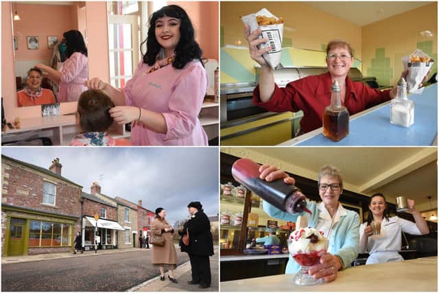 We take a look at the immersive activities at the new 1950s terrace at Beamish. Photos by Ian McClelland for JPI Media
