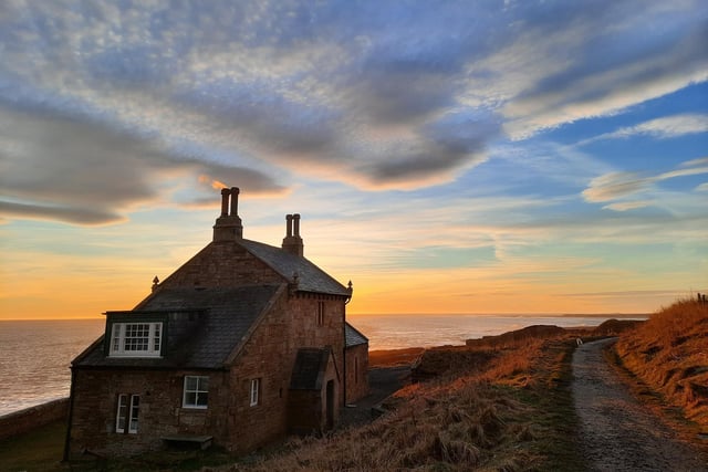 The Grade II-listed building watches over the Northumberland coast at Howick.