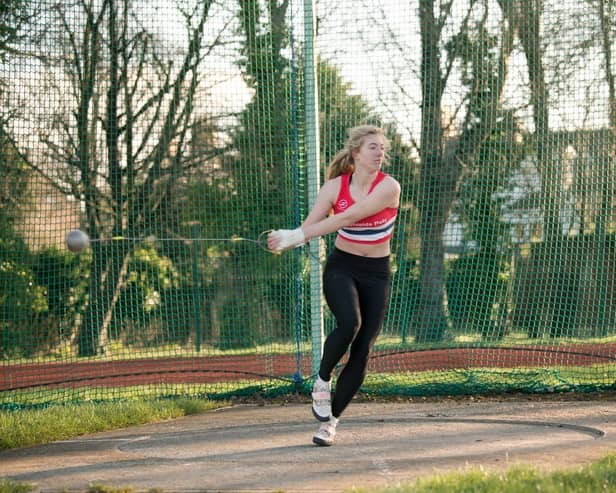 Hammer thrower Kaitlyn Waddell is getting financial support from a charitable foundation.