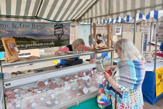 Berwickshire-based Peelham Farm had a stall at last year’s Berwick Food Festival. Picture by Ian Smith.