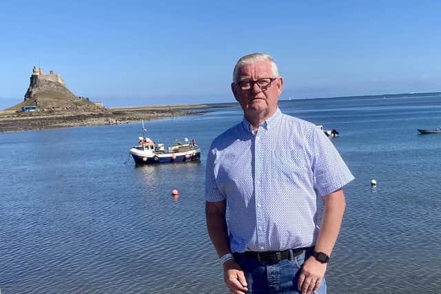 Cllr Colin Hardy has raised concerns about a proposed fishing ban at Holy Island.