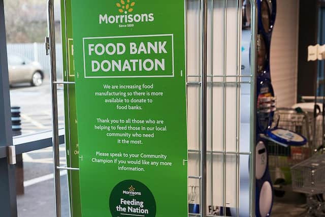 Morrisons is supporting Amble Food Bank.
Photo: John Millard/UNP.