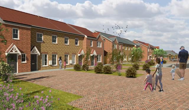 An artist impression of the proposed development in Newsham.