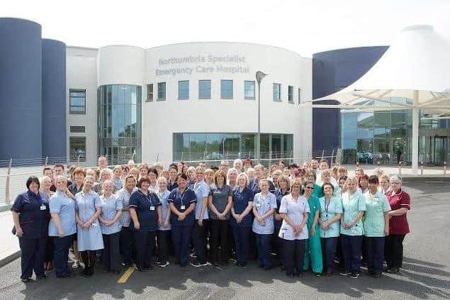 Staff at the Northumbria specialist emergency care hospital in Cramlington.