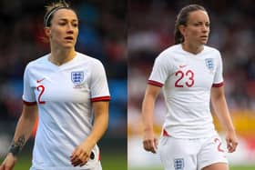 Lucy Bronze and Lucy Staniforth.