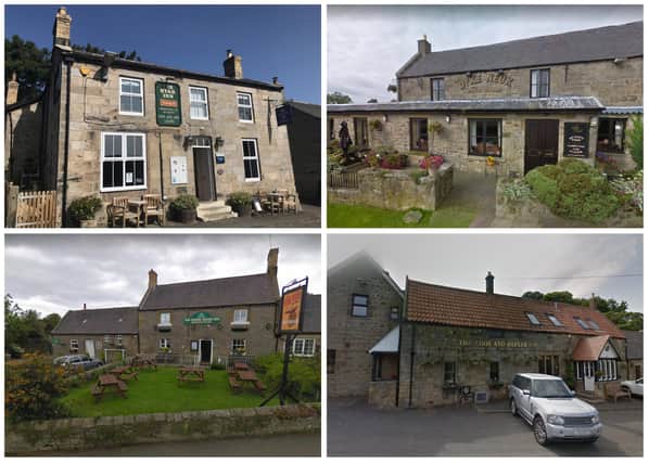 Top rated country pubs in Northumberland.