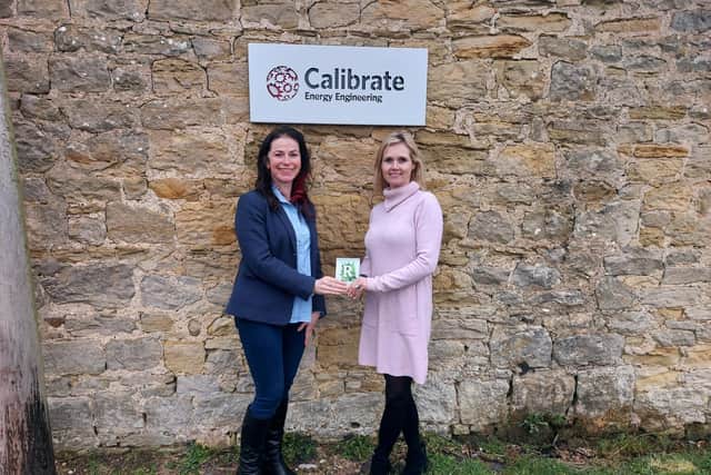 Melanie Thompson-Glen, business development manager at NICRE and Susie McDonald co-founder of Calibrate Energy.