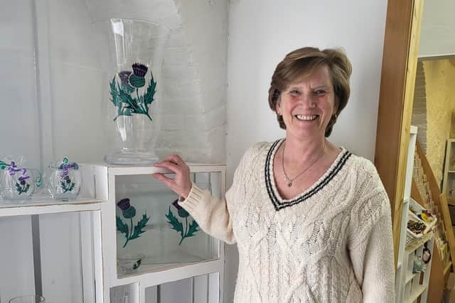 Granny's Keepsakes and Accessories is run by Kathleen Given, who is pictured at the new premises with work on-going to get it ready for opening.