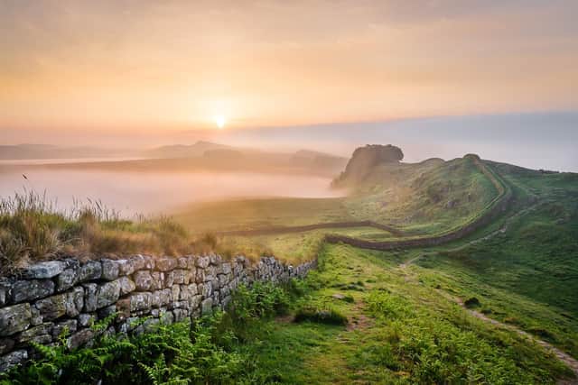 Hadrian's Wall Sunrise. (Photo by Richard Turnbull)