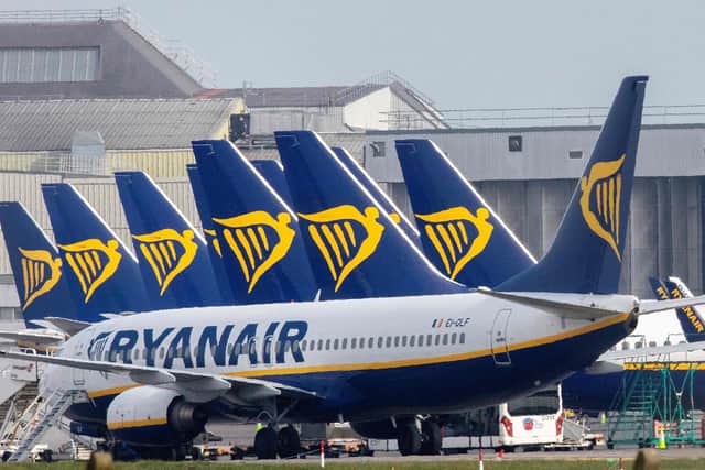 Ryanair has announced its summer 2022 schedule (Photo by Paul Faith / AFP) (Photo by PAUL FAITH/AFP via Getty Images)