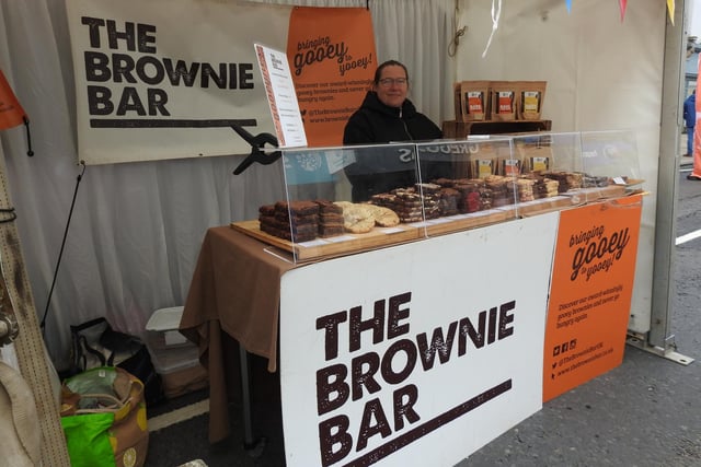 The Brownie Bar at the Morpeth Food and Drink Festival.