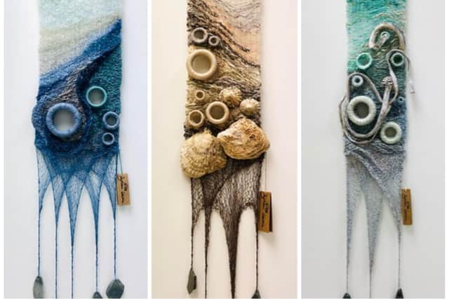 Work by textile artist Eta Ingham Lawrie.