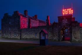 The art installation at Berwick Barracks. Picture: Colin Davison Photography