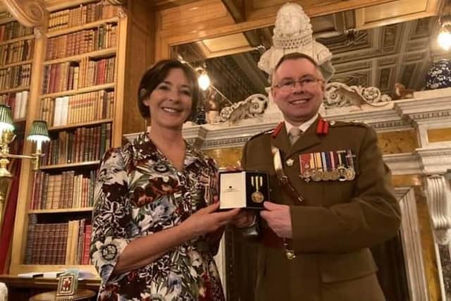 Wing Commander David Middleton from Morpeth has been awarded the Queen’s Volunteer Reserves Medal.
