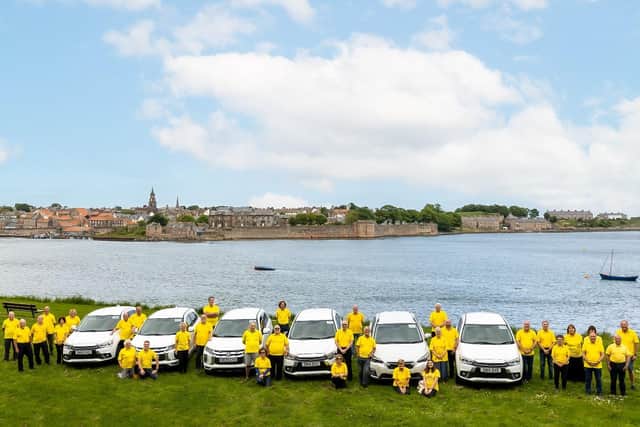 Berwick's Cancer Cars has received the Queen’s Award for Voluntary Service. Picture by Sarah Jamieson.
