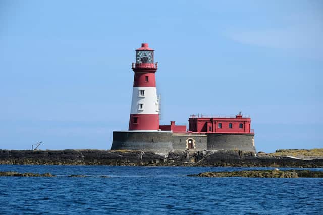 The man went missing after diving off Longstone Island. Picture by Jane Coltman