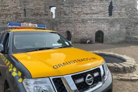 Howick Coastguard Rescue Team shared a photo of its vehicle at Dunstaburgh Castle following the call out to help a woman who fainted while visiting.