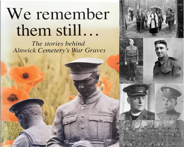 The story behind Alnwick Cemetery's war graves by Patricia Jones and Colin Watson. Image: Alnwick Town Council