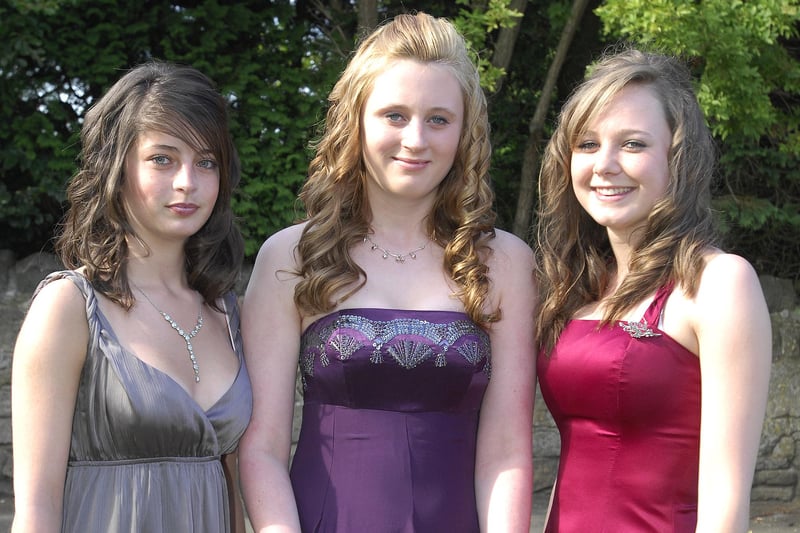 Year 11 students from Duchess's High School in Alnwick ready to set off for their prom in 2009.