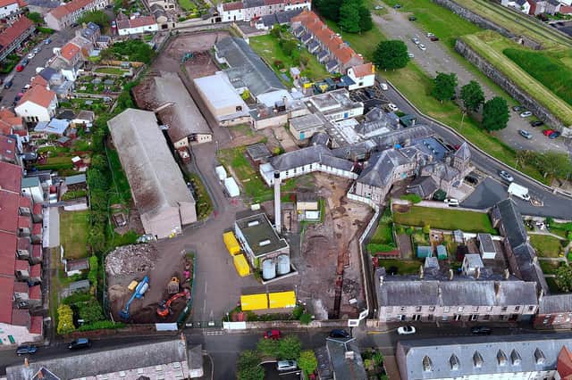 Drone footage of the Berwick Infirmary site, and work being carried out, from earlier this summer.
