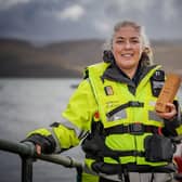 Kimberley McKinnell has been named Role Model of the Year at the Women in Scottish Aquaculture Awards. Picture by Nick Mailer.