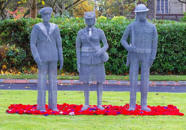 The 'ghost soldiers' which have returned to Cowpen cemetery, in Blyth.