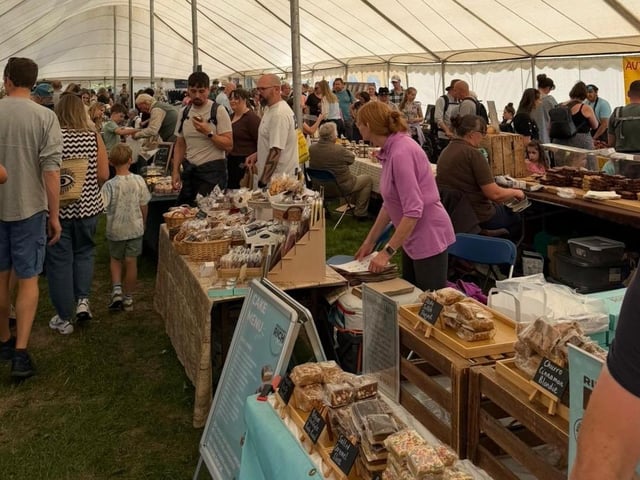 Various items and refreshments were available to purchase at the event.
