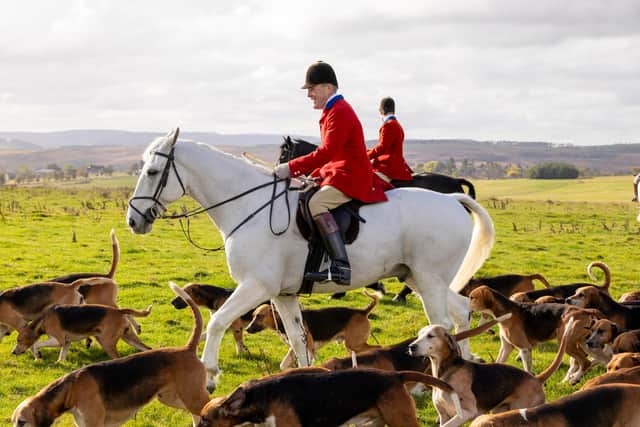 The Percy Hunt at a trail hunting event at South Charlton Farm, near Alnwick. Picture: Verity Johnson
