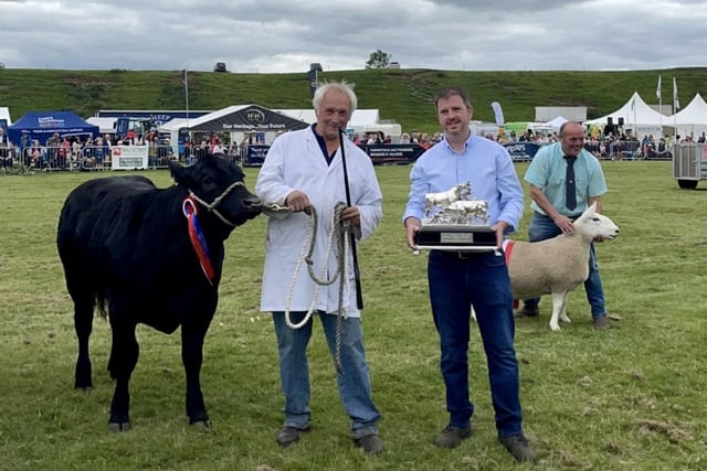 Overall cattle champion J Craggs.