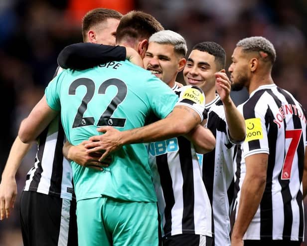 Newcastle United weren't at their best but they progressed in the Carabao Cup against Crystal Palace (Photo by George Wood/Getty Images)