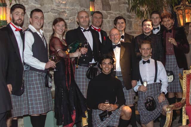 A Burns Night celebration at Newton Hall in aid of Age UK Northumberland. Picture: Pictured Life Photography