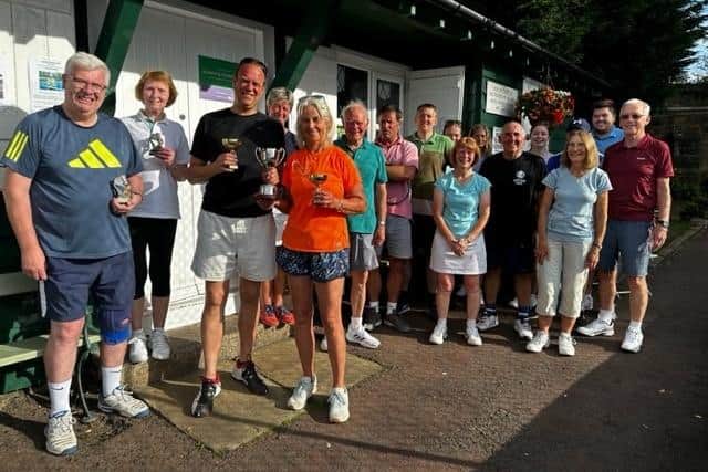 An invitation mixed doubles event was held at Alnwick Tennis Club.