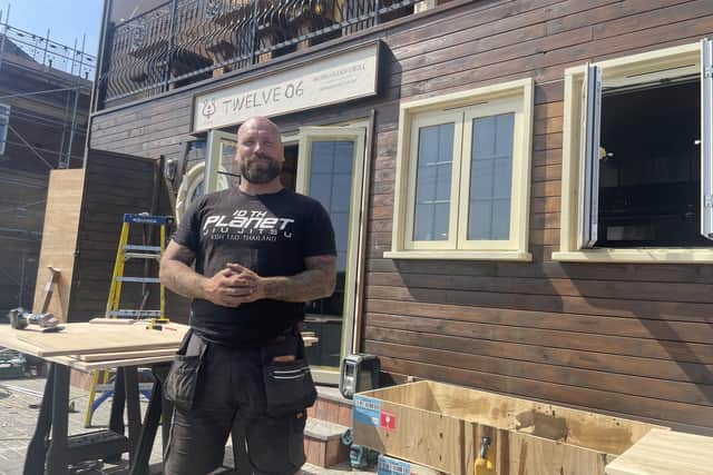Wayne Rigg, owner of Twelve 06 - a Mongolian Grill restaurant in Newbiggin-by-the-Sea.
