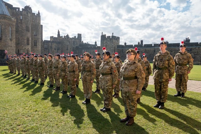Cadets on parade. Picture: Jane Coltman Photography