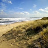 Sewage discharges have been reported at popular Northumberland beaches including Druridge Bay, pictured.