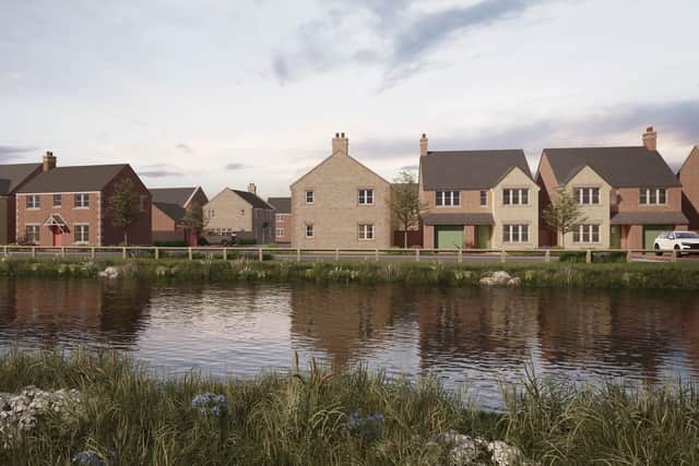 A CGI of Northumberland Estates' proposed development at Killingworth Moor.