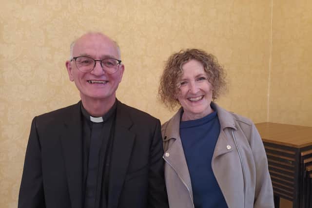 Rev Dennis Handley and his wife, Catherine.