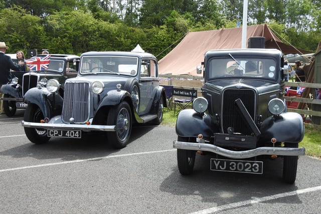 More of the vintage vehicles on display.