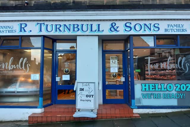 Turnbull's shop in Alnwick town centre.