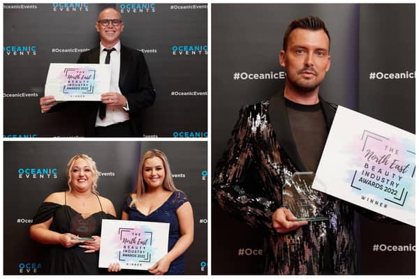 Last year's winners of the English Beauty Industry Awards - North East Edition (2022).
