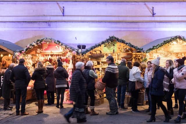 Christmas markets support local traders and are a great place to find unusual festive gifts.