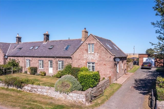The sale includes numbers 1 and 2 Hepburn Farm cottages which have been converted into one home.
