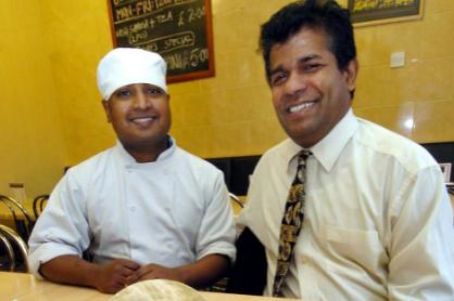 Indian restaurant chefs.