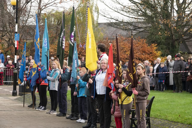 Dozens of young people took part in the service.