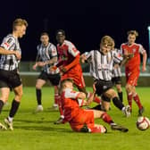 Action from Ashington v Winterton. Picture: Ian Brodie