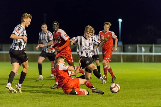 Action from Ashington v Winterton. Picture: Ian Brodie
