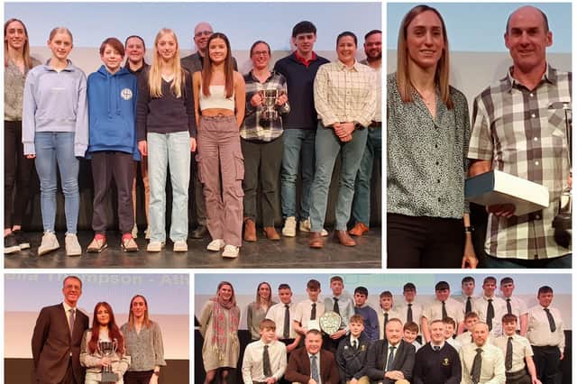 Winners at the Alnwick & District Sports Council Awards.