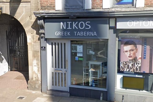 Rated 5: Nikos Greek Taberna at 61 Bridge Street, Morpeth, rated on July 6.
