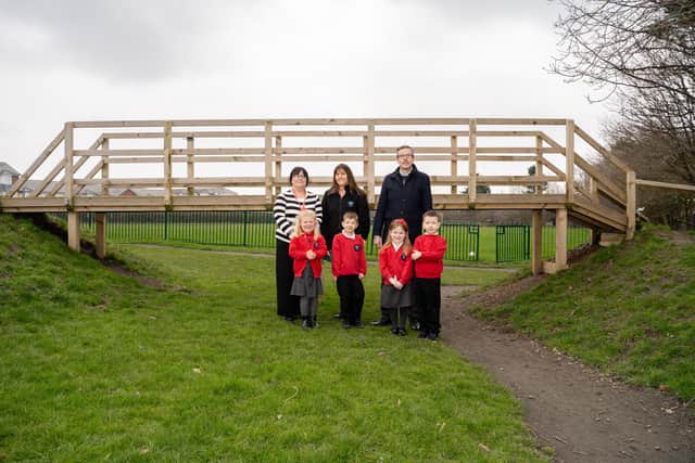 Newsham Primary School has received a £1,000 donation from housebuilder Taylor Wimpey North East, in support of its outdoor community project. (Photo by Taylor Wimpey)