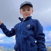 William Bettaney, 8, has completed the Three Peaks Challenge.